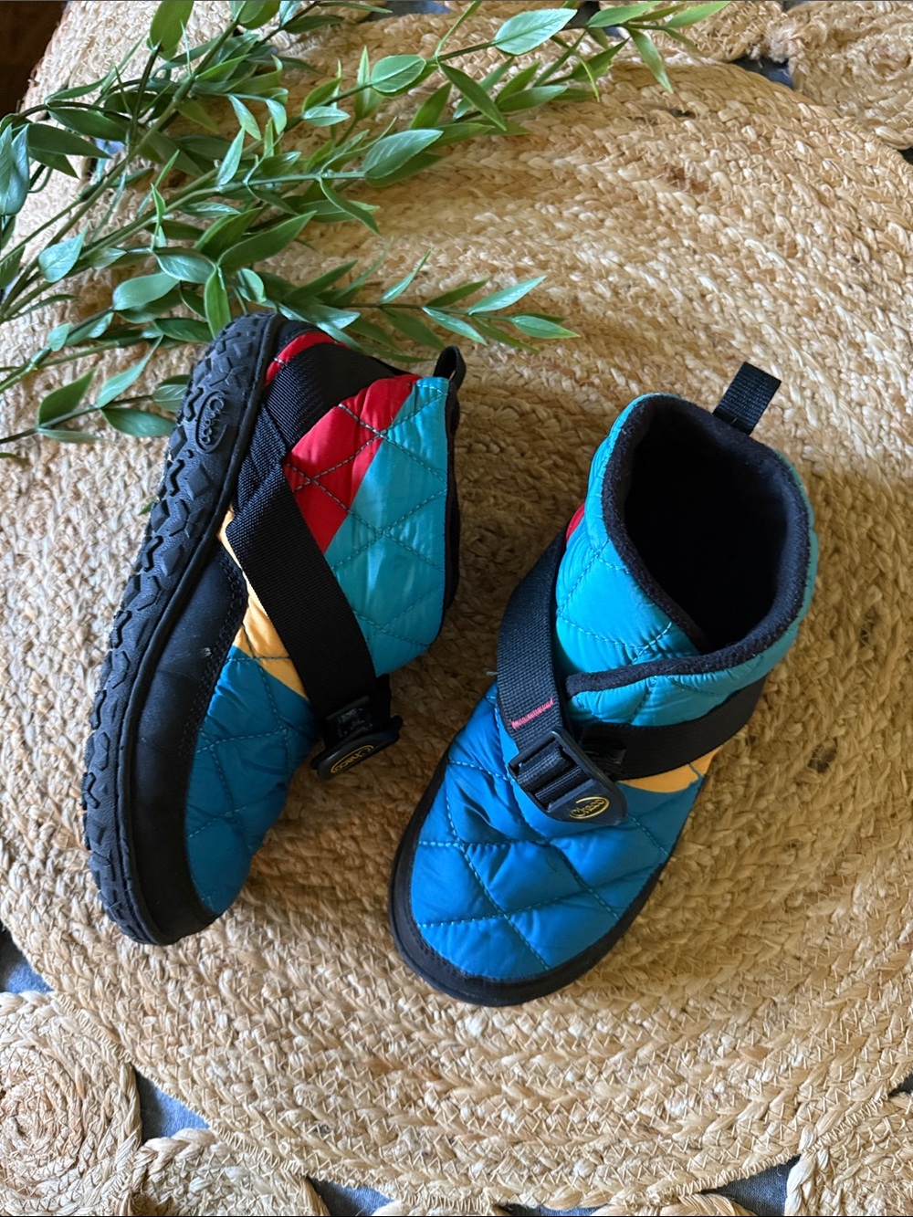 Chaco Ramble Puff Slip on in Artic Chill. 7.5